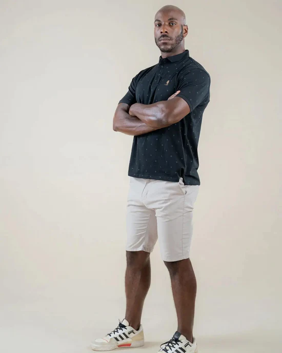 Signature London Printed Mens Polo Shirt