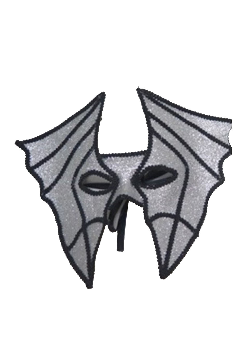Wickedfun Silver Bat Masquerade Mask