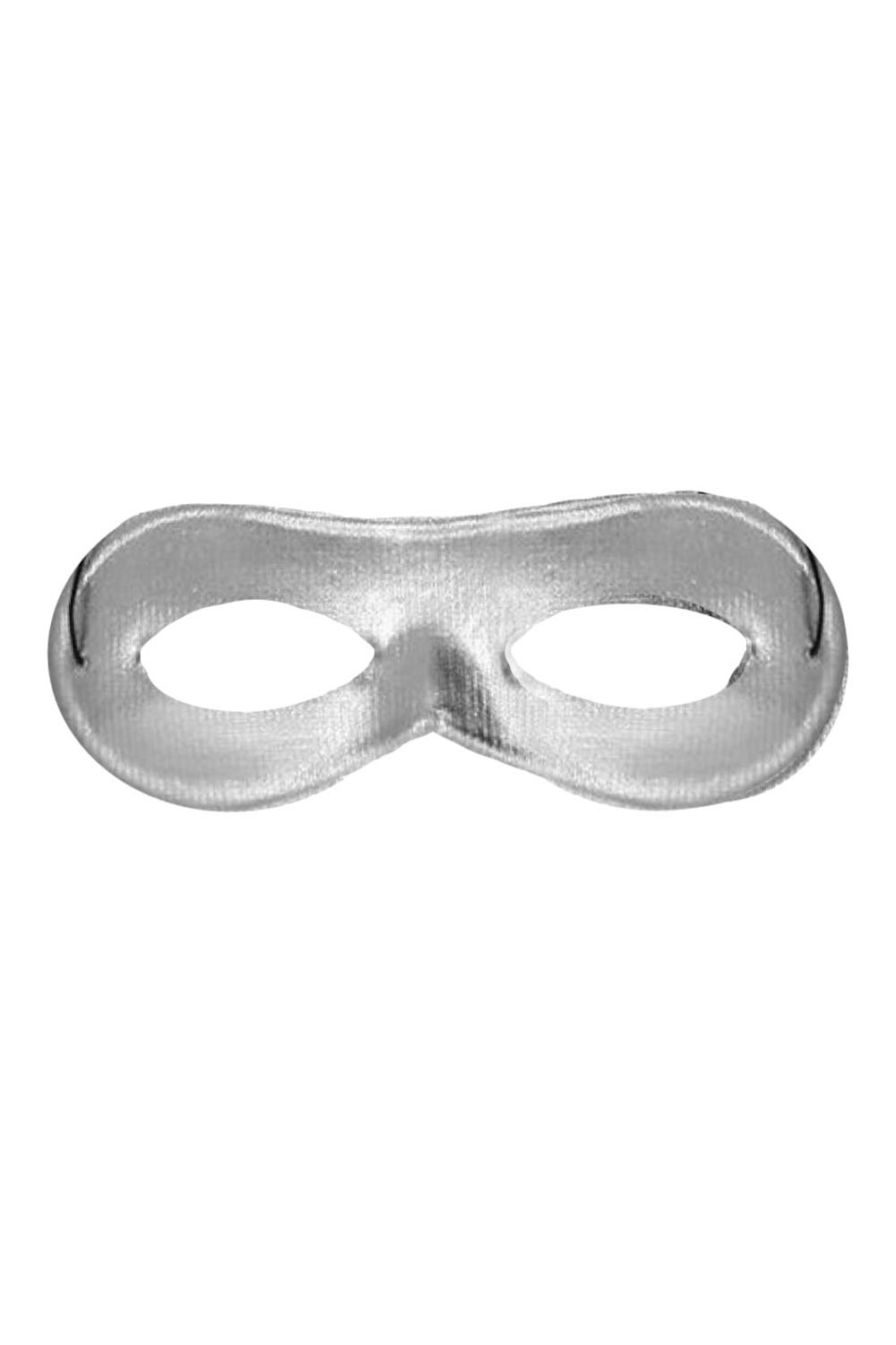 Silver Domino Shape Cloth Eye Mask