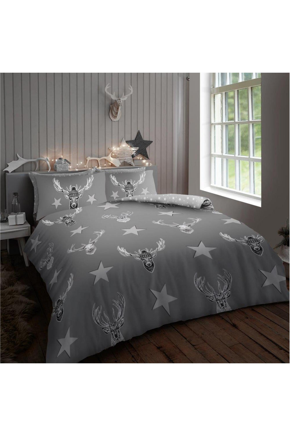 Soul Star Stag Printed Duvet Set