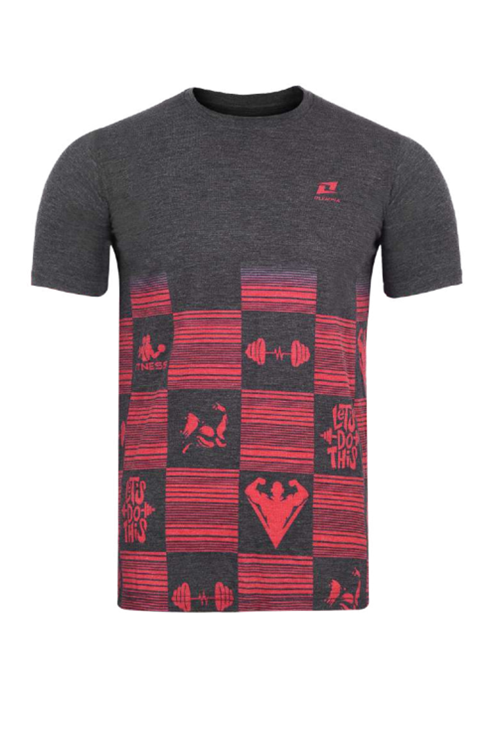 Sublimation Knitted Fitness T-Shirt