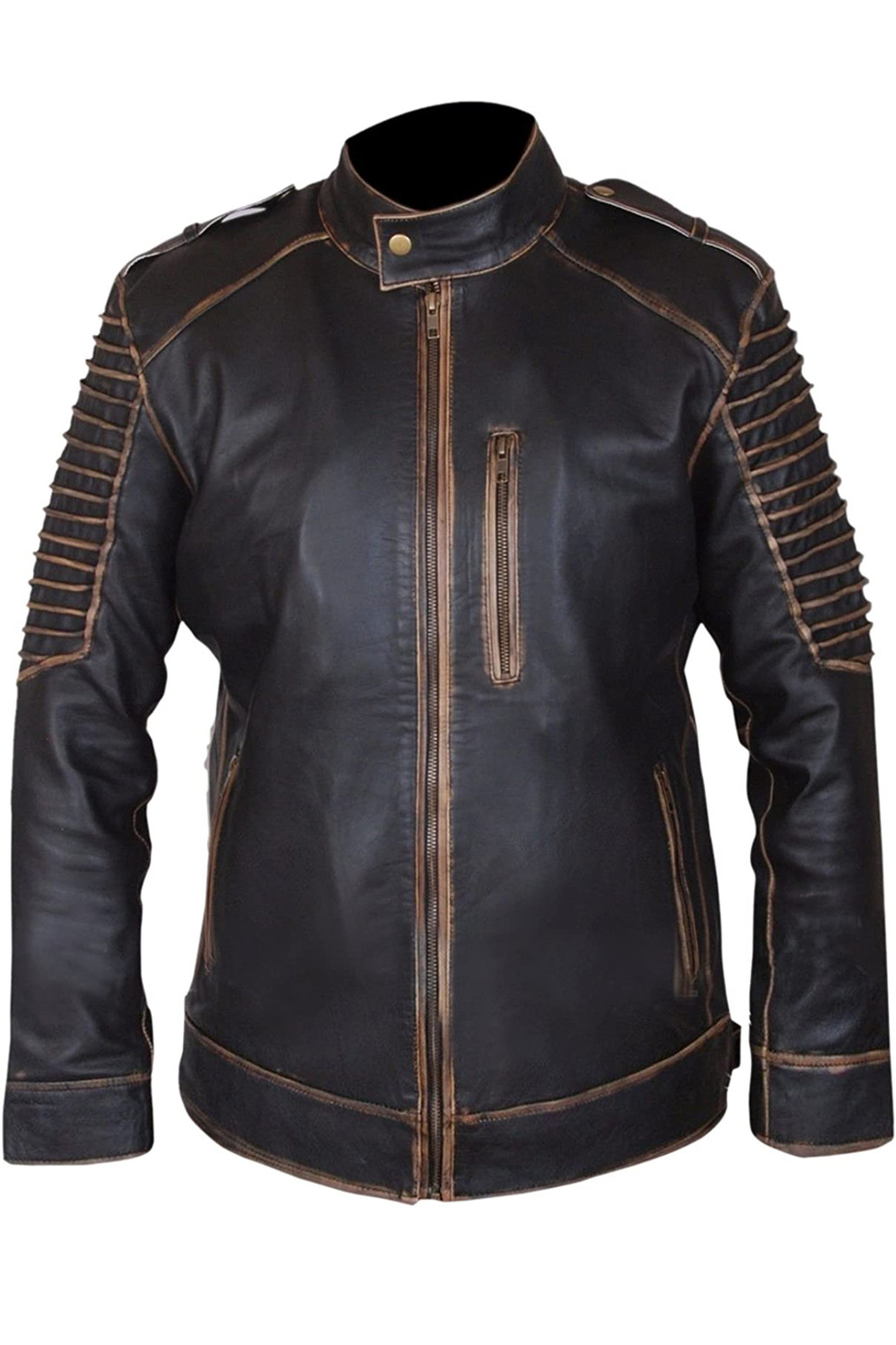 Suicide Squad Jared Leto Joker Killing Hooded Jacket Brown
