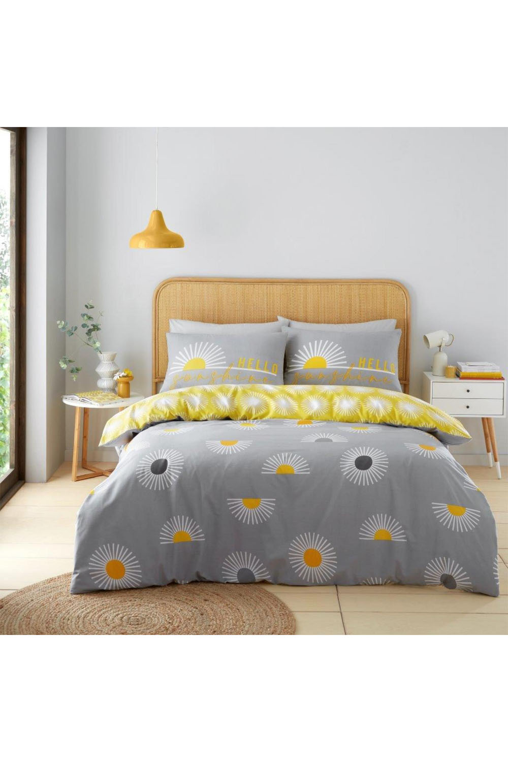 Sunburst Printed Duvet Set 