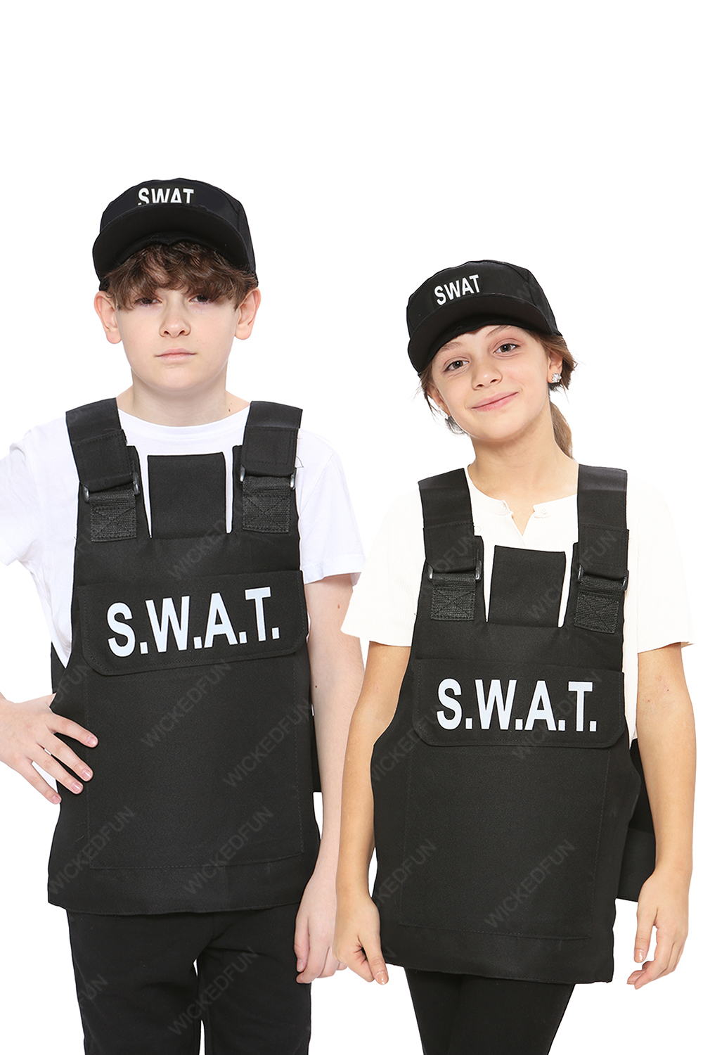 Wickedfun SWAT Children's Vest and Hat Set  