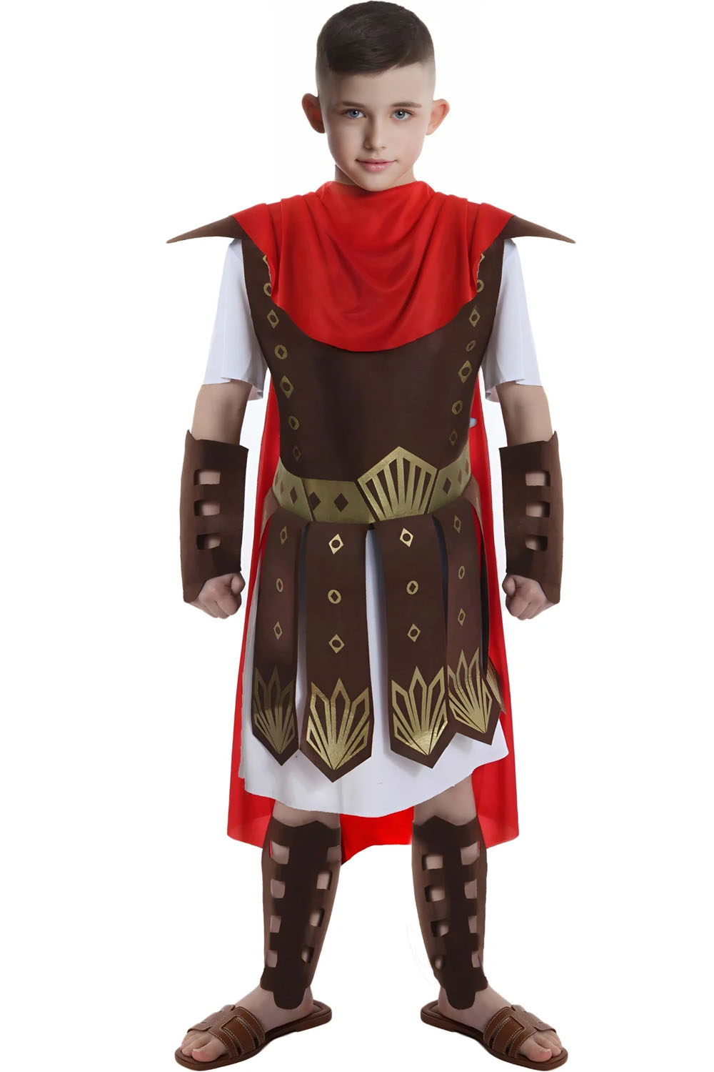 Teen Roman Gladiator Warrior Costume-Historical Knight Soldier