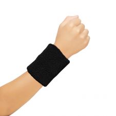 Wickedfun Black Towelling Wrist Band