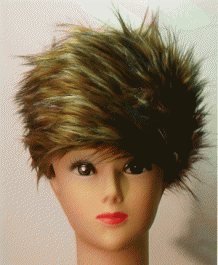 Assorted Unisex Round Fur Hat