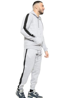 2-Piece Men’s Tracksuit Zip Hoodie & Bottoms