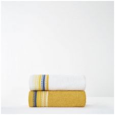 2PK MALTON TOWEL FACE TOWEL OCHRE