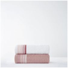 2PK MALTON TOWEL FACE TOWEL PINK