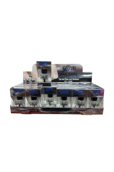 3 in 1 Nail Care Shine Treatment – Top Coat, Base Coat & Nail Hardener - Pack of 24 Pcs (Price Per Piece)