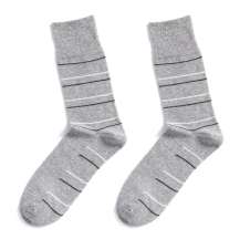 Active Star Flexi Diabetic Mens Grey StripeSocks (Pack of 3 Pairs)