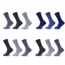 3pk Mens Big Foot Lycra Socks 6-11