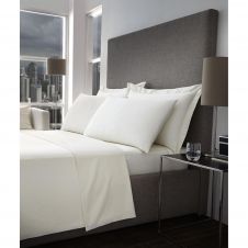400 TC OXFORD PILLOW CASE CREAM@