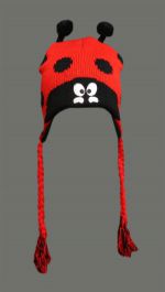 Active Star Lady Bird Knitted Trapper Hat