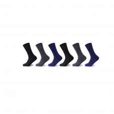 6pk Mens Lycra Socks Bng - 5755