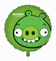 Angry Birds Green Pig Foil Balloon