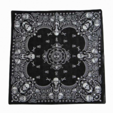 Black Skull Bandana