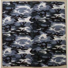 Grey Camouflage Bandana