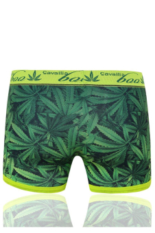 Active Star All Over Leaf Print Boxer Shorts (Pack of 3)