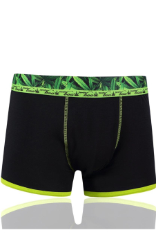 Active Star All Over Leaf Print Boxer Shorts (Pack of 3)