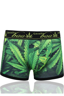 Active Star All Over Leaf Print Boxer Shorts (Pack of 3)
