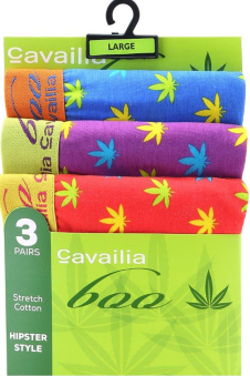 Active Star Bold Graphic Leaf Print Boxer Shorts (Pack of 3)