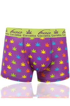 Active Star Bold Graphic Leaf Print Boxer Shorts (Pack of 3)