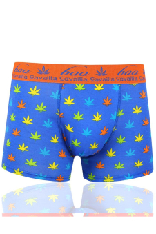 Active Star Bold Graphic Leaf Print Boxer Shorts (Pack of 3)