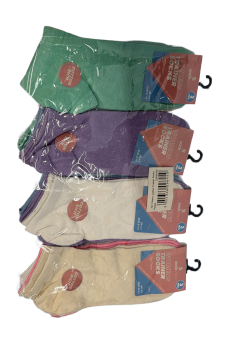 Active Star Classic Ladies Trainer Socks Pastel (Pack of 3 Pair)