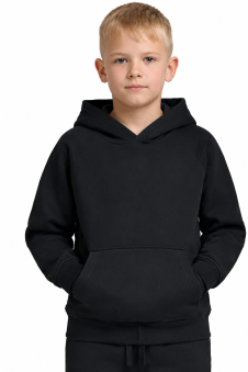 Active Star Kids Pullover Hoodie Black