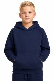 Active Star Kids Pullover Hoodie Navy