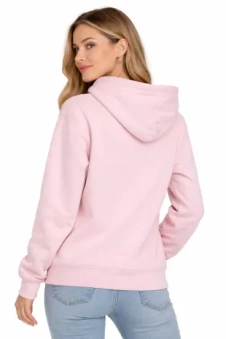 Active Star Ladies Pullover Hoodie (Rose Pink)