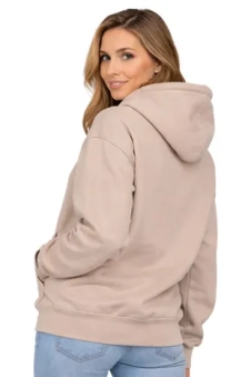 Active Star Ladies Pullover Hoodie (Sand Color)