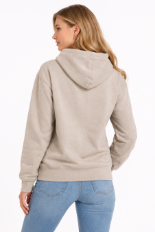 Active Star Ladies Pullover Hoodie (Taupe)