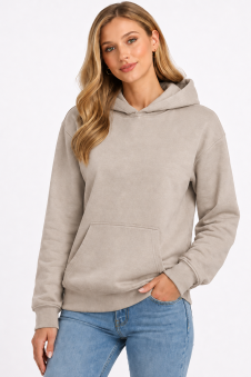 Active Star Ladies Pullover Hoodie (Taupe)