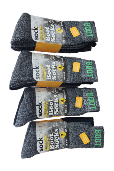Active Star Men Boot Socks Melange (Pack of 3 Pairs)