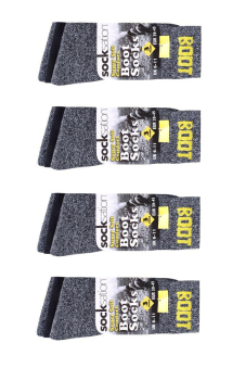 Active Star Men Boot Socks Melange (Pack of 3 Pairs)