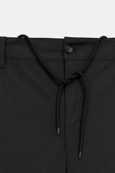 Active Star Men's Black Cargo Shorts With Drawstring Waist