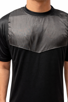 Active Star Men’s Activewear T-Shirt & 4-Pocket Shorts Set-Black