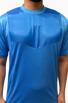 Active Star Men’s Activewear T-Shirt & 4-Pocket Shorts Set-Blue