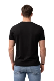 Active Star Men's Crew Neck T-Shirt Black