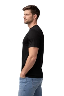 Active Star Men's Crew Neck T-Shirt Black