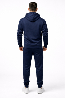 Active Star Men's Blue Hooded Tracksuit