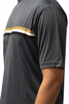 Active Star Men’s Lightweight Training T-shirt & Shorts Set-Dark Grey