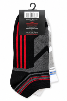 Active Star Men’s Low Cut Sports Trainer Socks (Pack of 3)