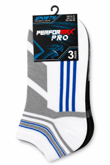 Active Star Men’s Low Cut Sports Trainer Socks (Pack of 3)