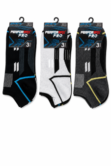 Active Star Men’s Sports Trainer Liner Socks (Pack of 3 Pairs)