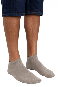 Active Star Men's Trainer Socks Black, Navy, Grey (Pack of 3 Pair)