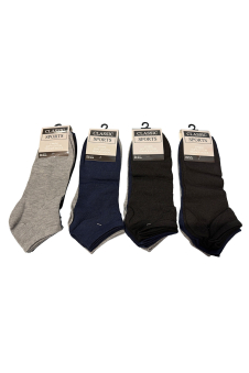 Active Star Men's Trainer Socks Black, Navy, Grey (Pack of 7 Pair)